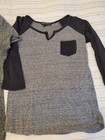 4 pc lot sz 10-12 shirts tops various brands UNUSUAL Material!!! — photo 8