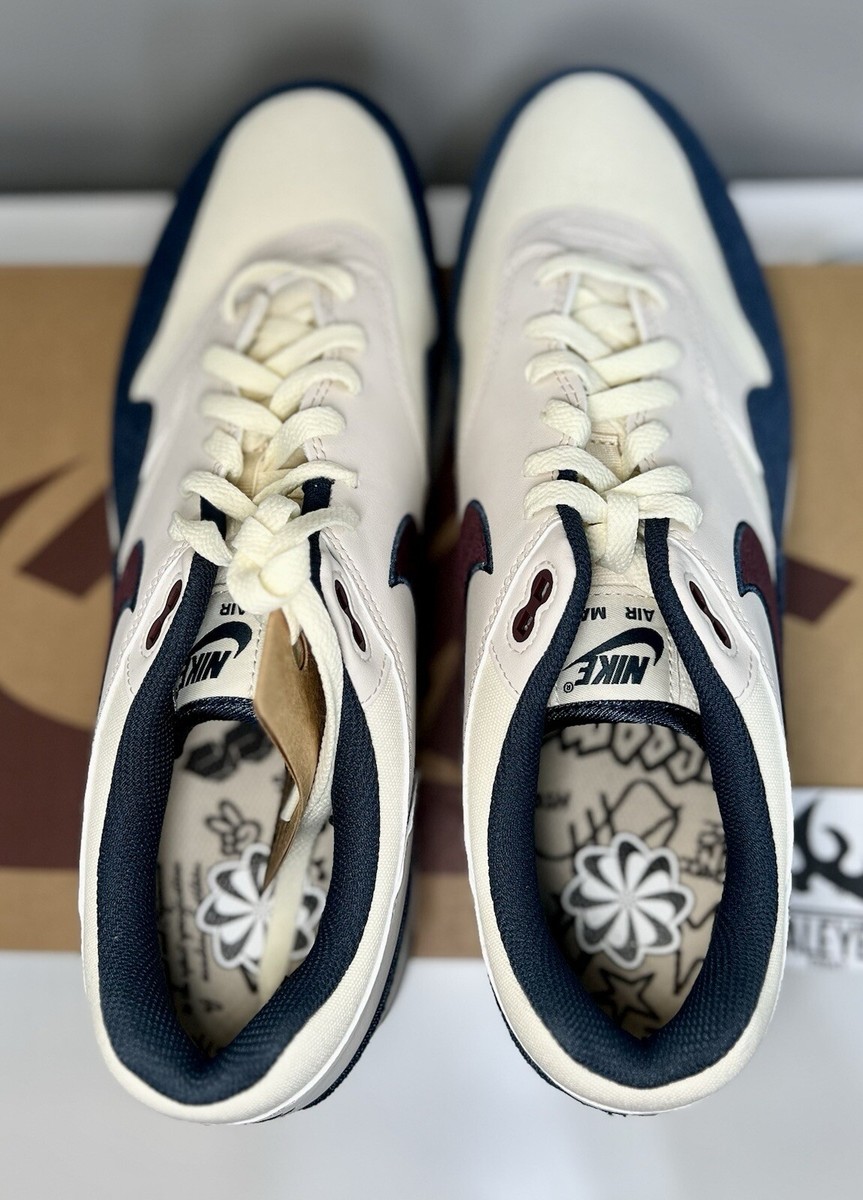 NEW Nike Air Max 1 'Coconut Milk/Armory Navy' | Men Sizes 6