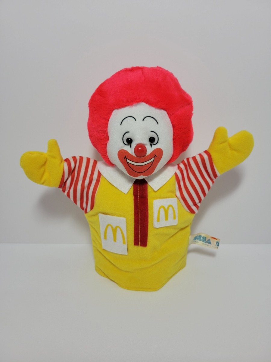 McDonald's Hand Puppet Rare Set Ronald McDonald Birdie