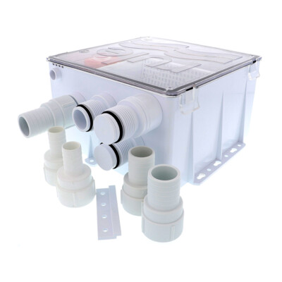 Rule 99B Shower Drain Box w/1100 GPH Pump - 12V