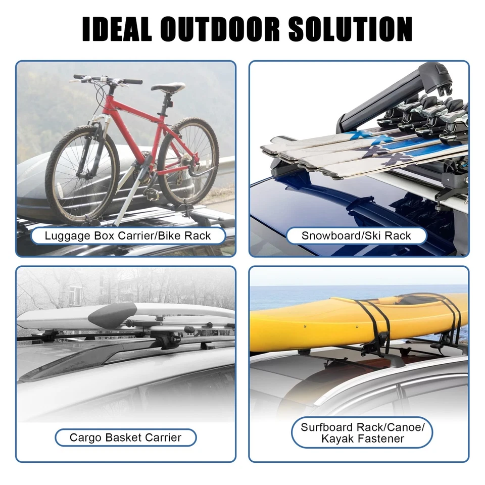 Car Top Roof Rack Cross Bars Luggage Cargo Carrier Fits For 2007-2011 Honda CRV Foto 3 de 4