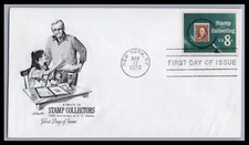 US FDC # 1474 8c Stamp Collecting  Artmaster  1972, 9e787