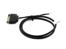 4 PACK XSPC Single 5mm LED SATA Wire - White