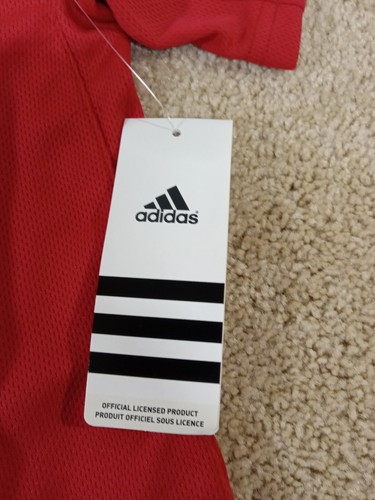 Adidas youth medium baseball jersey red Size 11-12 - Picture 5 of 9