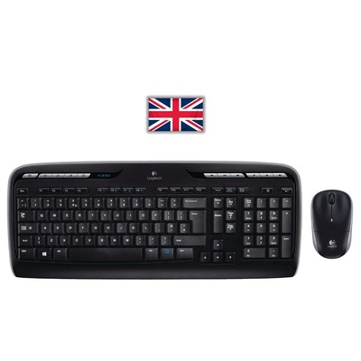 Logitech MK330 Wireless Keyboard and Mouse UK