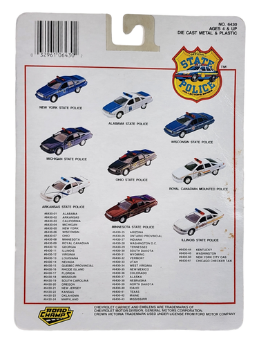1996 Road Champs Police Series Nebraska State Patrol DieCast 1/43 - Picture 2 of 2