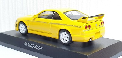 イグニッションモデル1/64 NISMO R33 GT-R 400R イエロー NISSAN Skyline GT-R (R33) NISMO 400R - lightning yellow