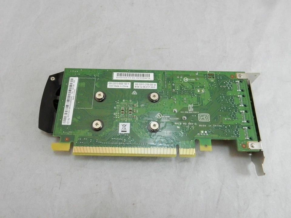  NVIDIA NVS 510 NVS510 2GB GDDR3 4-Mini DisplayPort PCI-Express Video Card  - Image 4 of 4