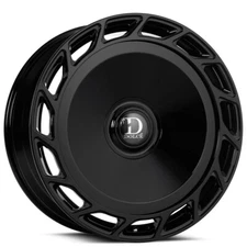 26x10" Dolce Luxury Wheels Bigboy Gloss Black Floating Cap Rims