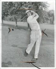 1957 Press Photo Golfer Glenn Johnson - afa50427