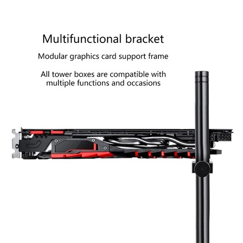 Graphics Card Support, Anodized Aerospace Aluminum GPU Brace with Anti slip Mats - Photo 21/25
