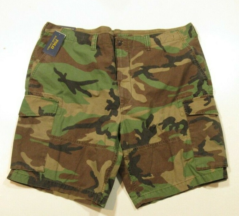 Polo Ralph Lauren Big & Tall Men's Green Multi Camo Relaxed Fit 10