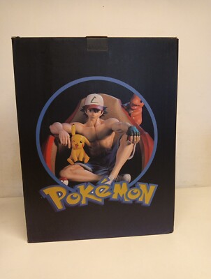 Pokémon Ash Ketchum 1/6 Resin Statue Gk PkM Studio Pikachu-ZR-WY14