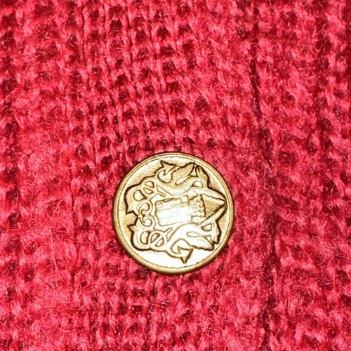 Vintage 1960s 100% Mohair Cardigan Sweater Pinkish Red Approx Sz Medium Shaggy - Picture 4 of 15