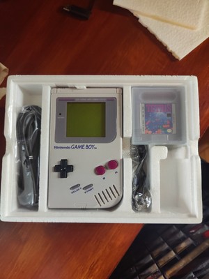Nintendo Game Boy DMG-01 Console System Complete In Box CIB 1989 w/ 4 GAMES!