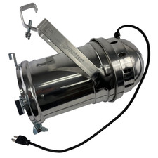 Odyssey LSPAR16 High Polish Aluminum Light Fixture with Mounting Clamp - LOOK