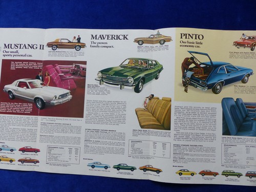 Ford Car Line 1975 Thunderbird Torino Mustang - Folleto de EE. UU. 08.1974 EE. UU. - Imagen 4 de 5