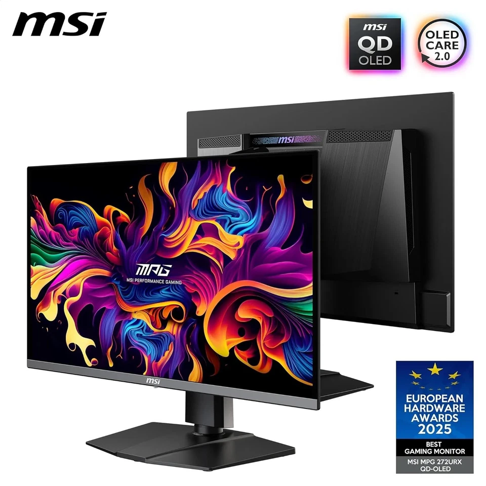 MSI MPG 272URX Gaming Monitor 27" 4K UHD QD-OLED 240Hz 0.03ms - Nuovo SIGILLATO - Immagine 2 di 4