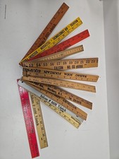 Vintage Wooden Rulers & Rules Lot of (13) 12