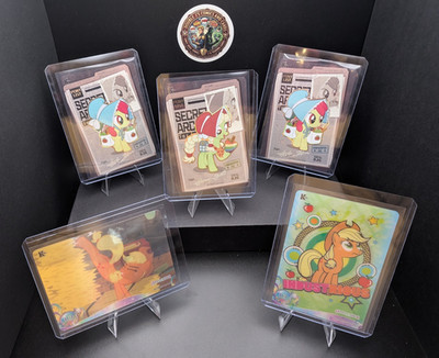 Kayou My Little Pony Secret Arcana Holo Rare/SSR Foil 5-Card Lot Applejack/Bloom