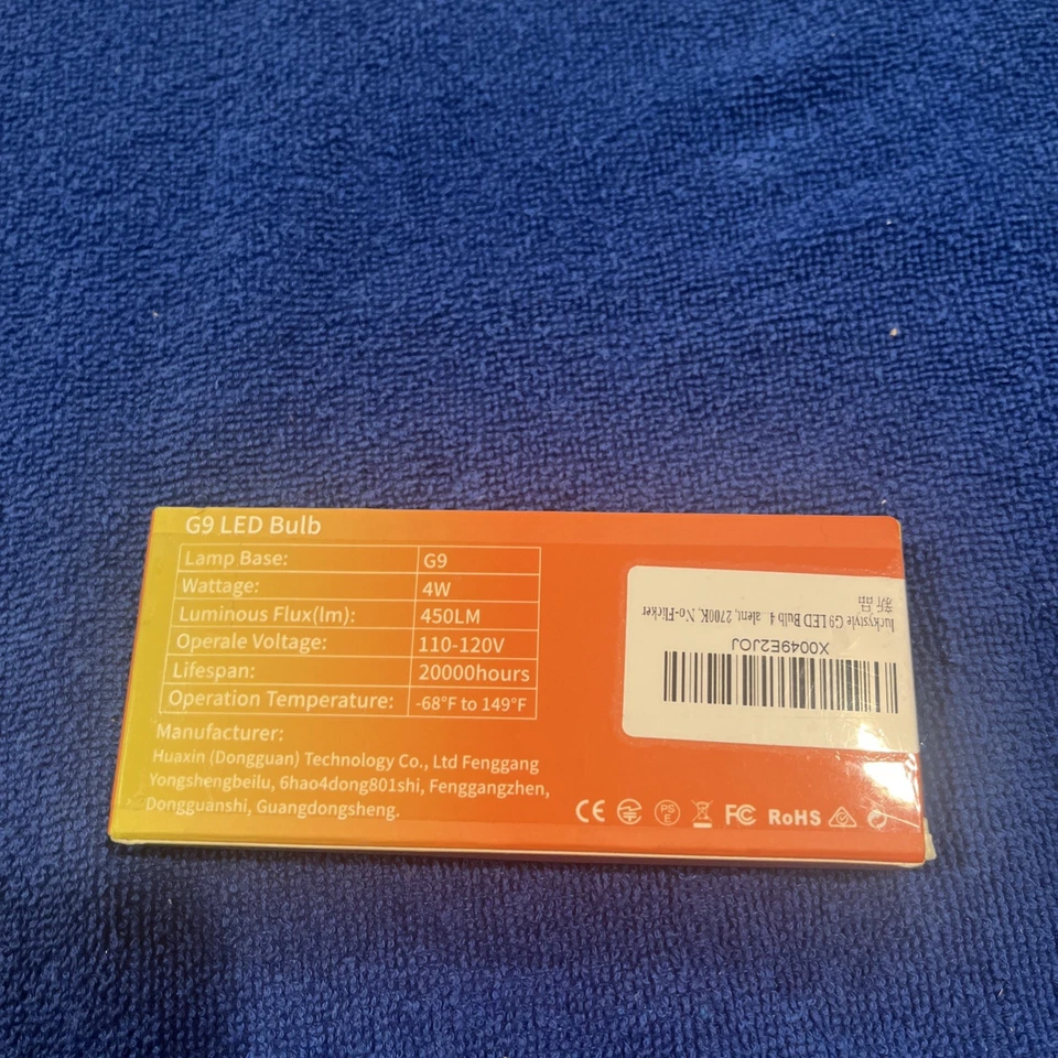 6 pack] LED G9 4W T5 40W Replacement JCD Bi-Pin Base 120V 450lm  - Image 2 of 2