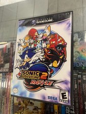 Sonic Adventure 2 Battle Nintendo GameCube Box/cover art and manual ONLY NTSC