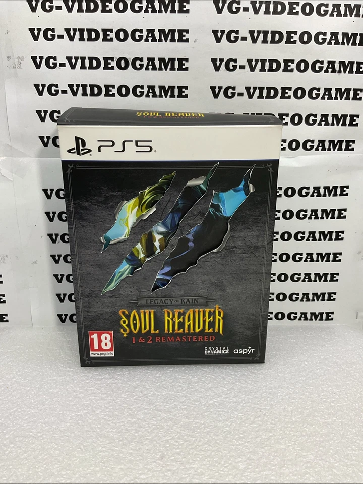 SOUL REAVER 1 & 2 REMASTERED DELUXE EDITION PS5 PAL ITA ITALIANO STEELBOOK, foto 1 di 5