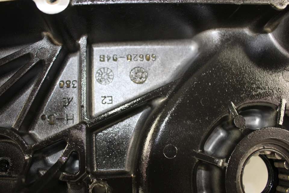 Harley-Caballe Softail Night Train 2000 00 cubierta primaria interior arruga negra Foto 2 de 4