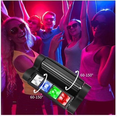RGBW LED Moving Head DJ Light, 8x3W Spider Stage Light