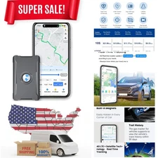 4G GPS Tracker for Vehicles: Hidden Magnetic Device with 300 Days Battery Life