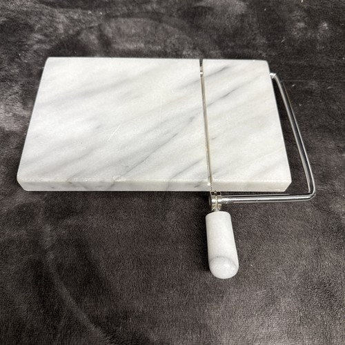 Marmor Käsebrett Schneider weiß & grau Marmor 8" x 5"
