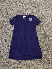 NORTHWESTERN UNIVERSITY WILDCATS PURPLE KNIT SWEATER SKIRT TODDLER GIRLS 18M