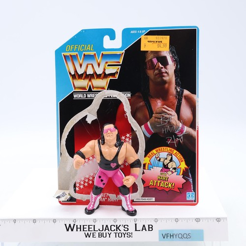 Bret Hitman Hart W/CARDBACK 100% Complete 1992 WWF...
