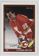 1991-92 O-Pee-Chee Stephane Matteau #383 0a4