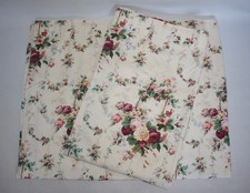 Vintage Dorma Country Diary Spring Bouquet Curtains Lined Pencil Pleat 66W 54D