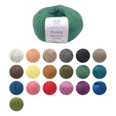 Reines Merino Aran Garn 100% Superwash Fein Luxus Stricken Häkeln Wolle 50g