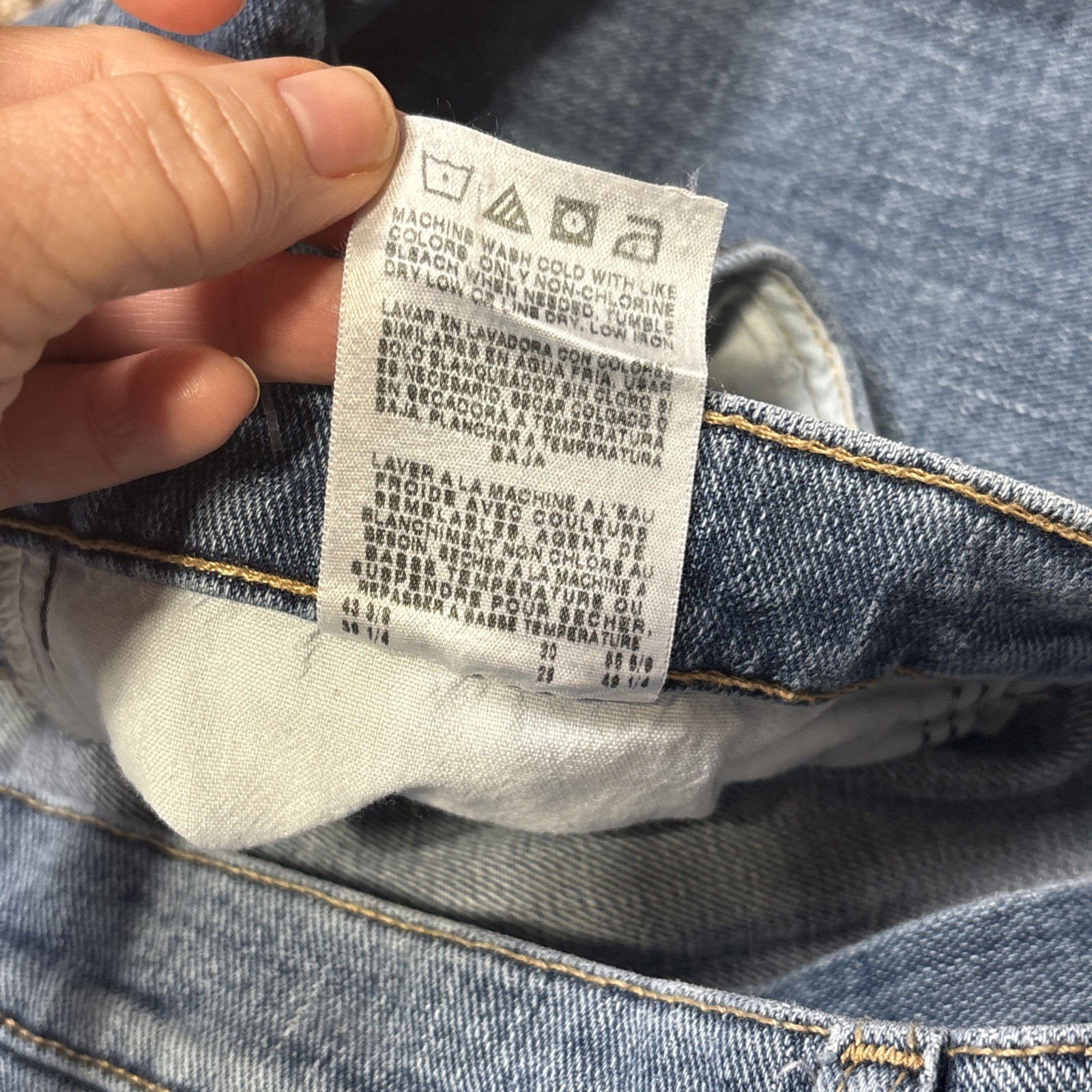 Wrangler Reserve Jeans Mens 38x29 (36x28) Advanced Comfort Straight Leg Stretch - View 6