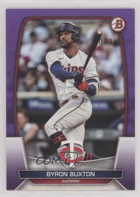 2023 Bowman Purple 93/250 Byron Buxton #1 0c6