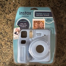 Fujifilm Instax Mini SE Instant Camera  Mini Film 10 Sheets Bundle Blue