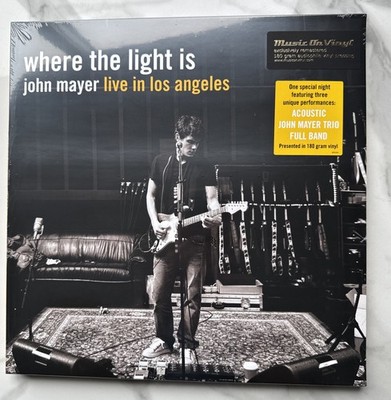 John Mayer Where The Light Is Live Los Angeles 4LP Vinyl Box Set  Reissue NEW 