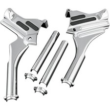 Kuryakyn Deluxe Neck Covers Chrome #7866 Harl...