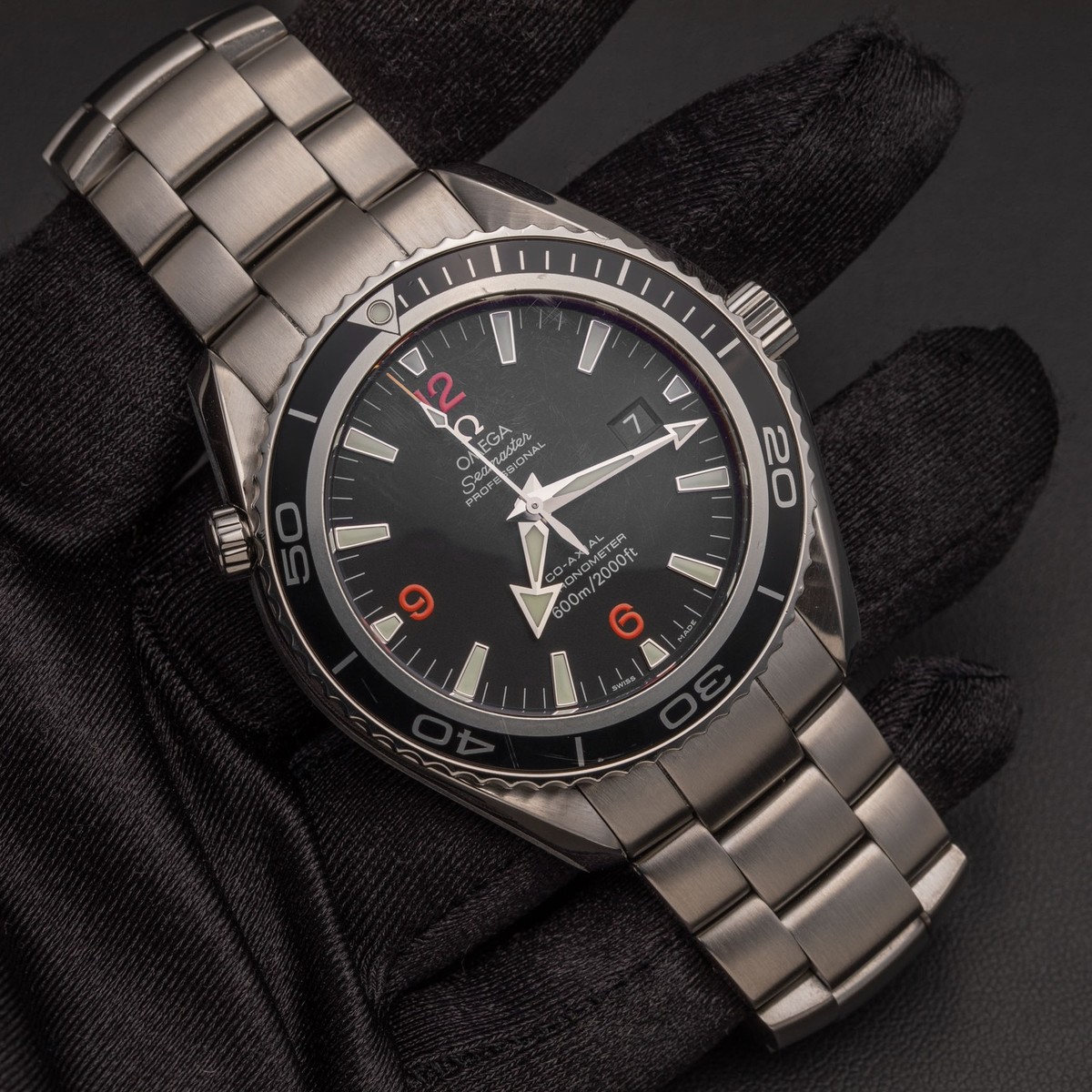 Omega Watch Seamaster Planet Ocean 600M 46mm 2200.51.00 Black Dial