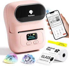 M110 Thermal Label Printer Barcode Label Maker Mini Bluetooth Sticker Printer