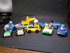 Vintage Fisher-Price Little People Vehicle & Figure Lot – Cars, Boat, Helicopter