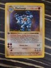 1999 Pokémon 1st Edition Base Set Shadowless 1st Edition Machamp #8/102