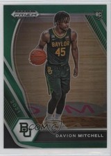 2021-22 Panini Prizm Draft Picks Variation Green Prizm Davion Mitchell #13 2k3