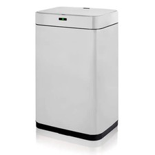 Tower 75L Silver Sensor Bin
