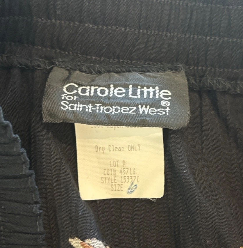 Falda Oeste Vintage Carole Little X Saint Tropez Mujer 6 Marrón Maxi (17) Foto 3 de 4