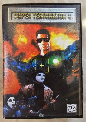 Super Terminator 3 Video Game for Sega Mega Drive 16 bit Game Cartridge tested