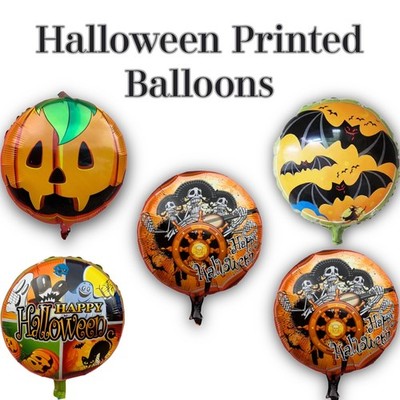 Halloween Kürbis Folienballon Bedruckt Happy Halloween Geist Party Dekoration UK